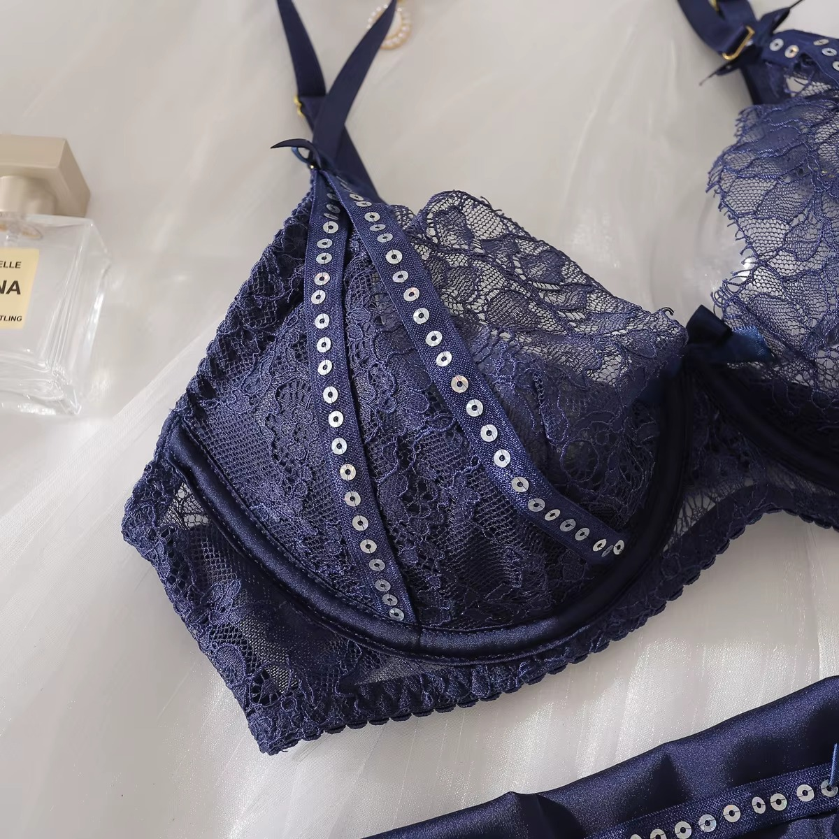Olivia Luxury 4 Pieces Lingerie Set