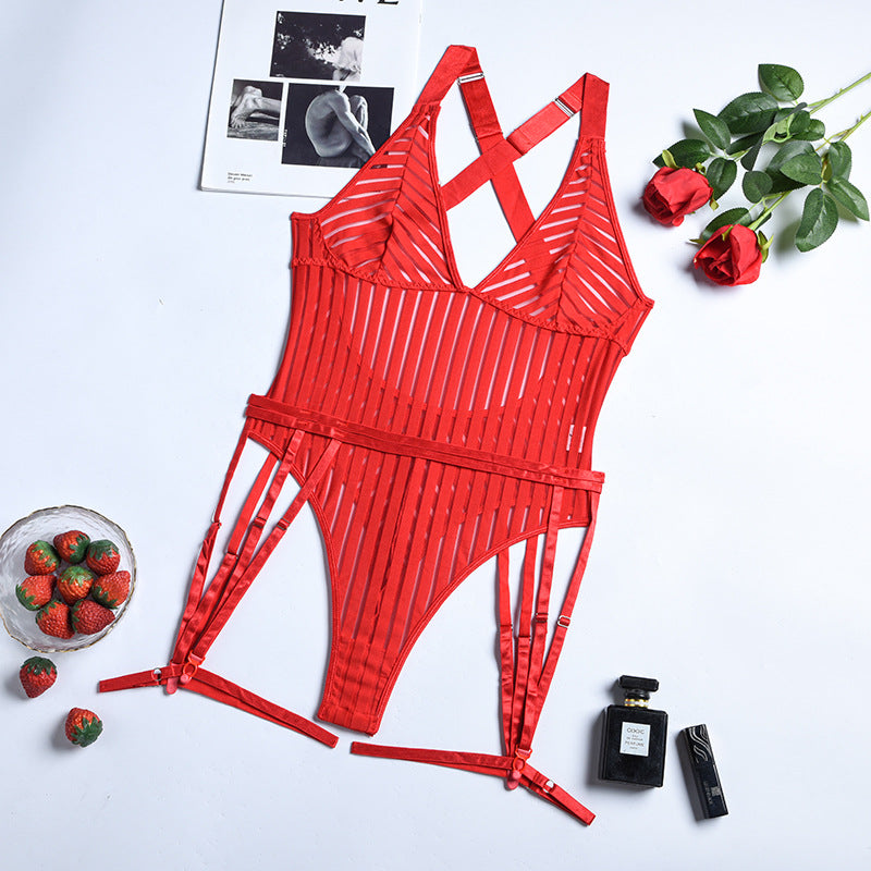 Amelie's Strip See Through Bodysuit