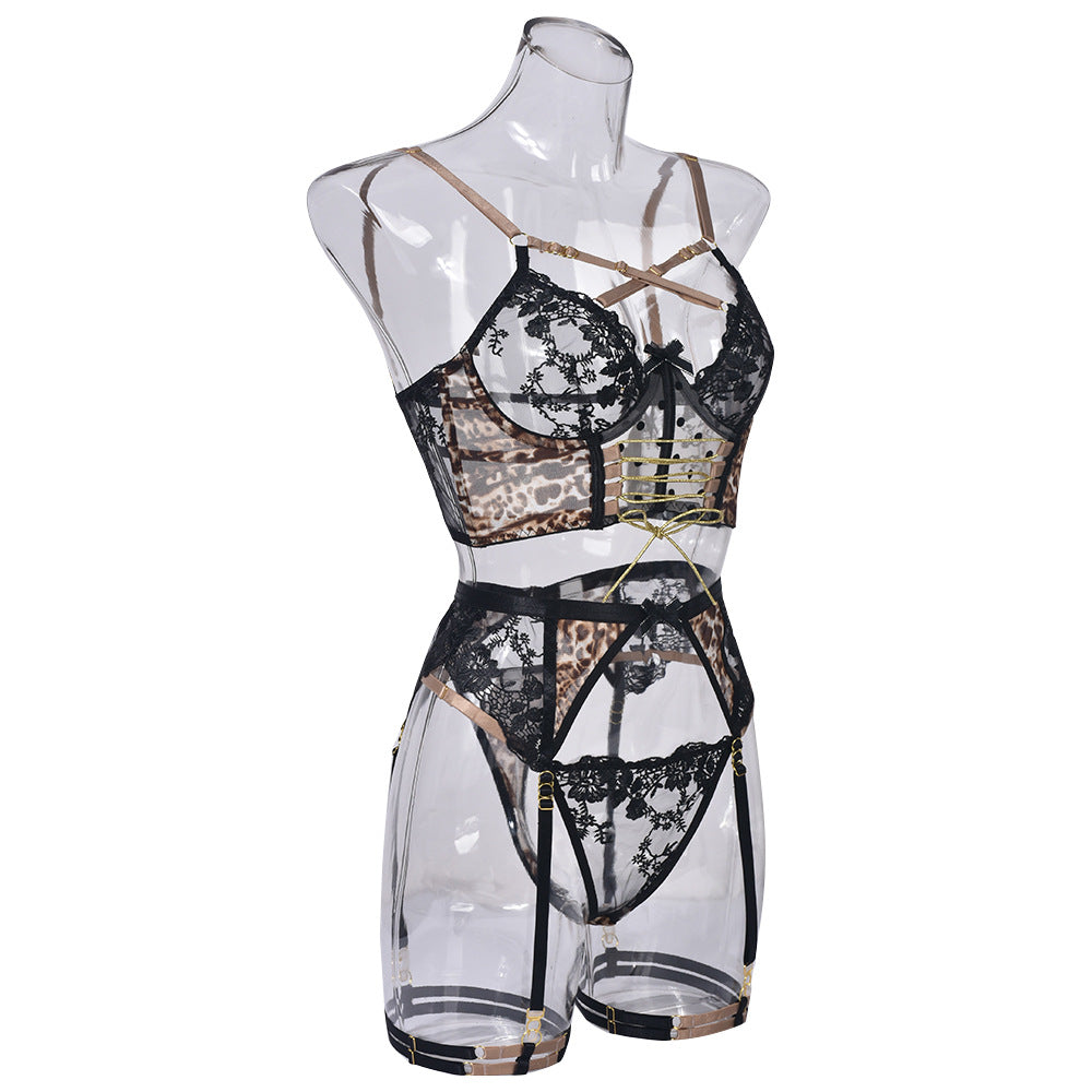 Karla Sexy Lace 4 Pieces Lingerie Set