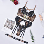 Karla Sexy Lace 4 Pieces Lingerie Set