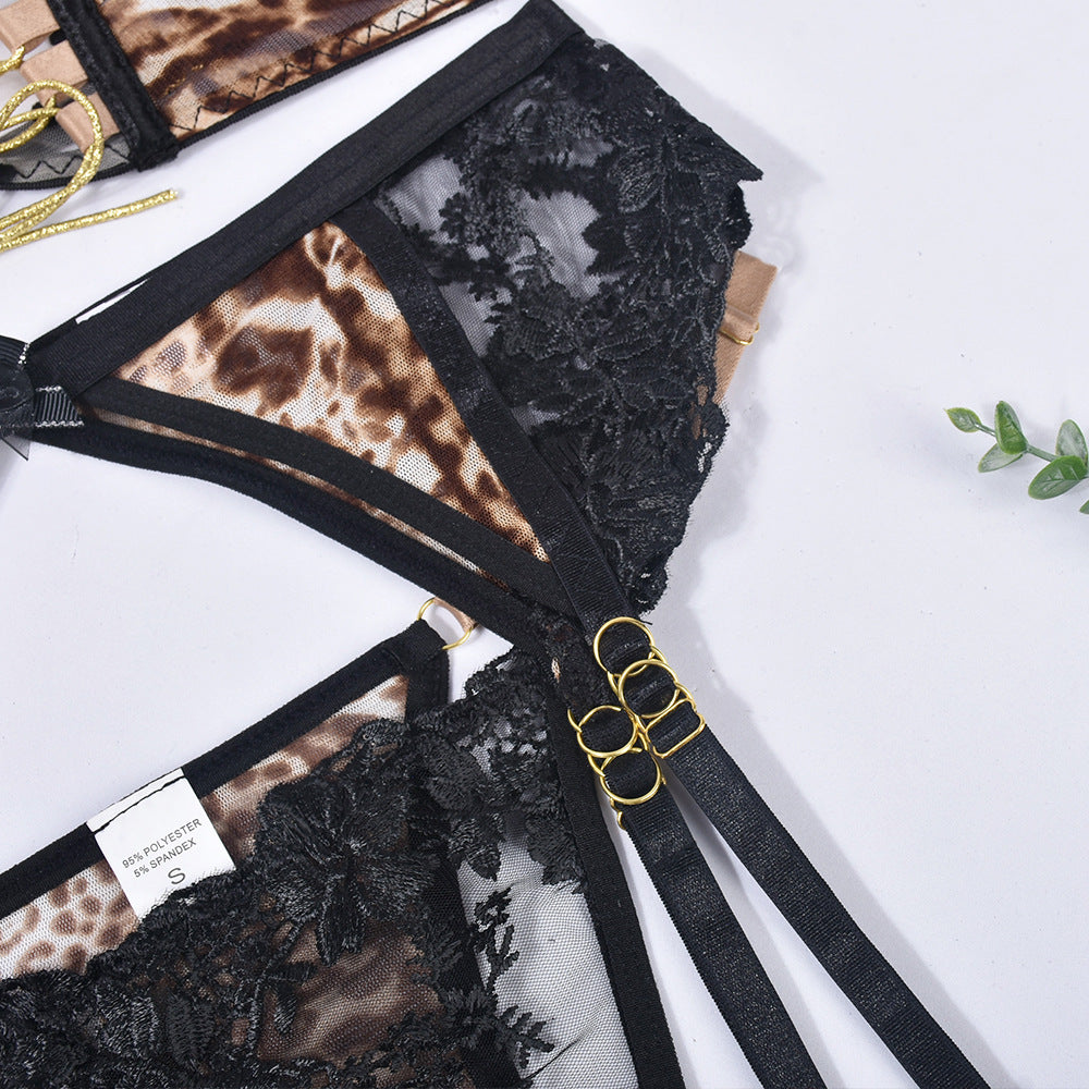 Karla Sexy Lace 4 Pieces Lingerie Set