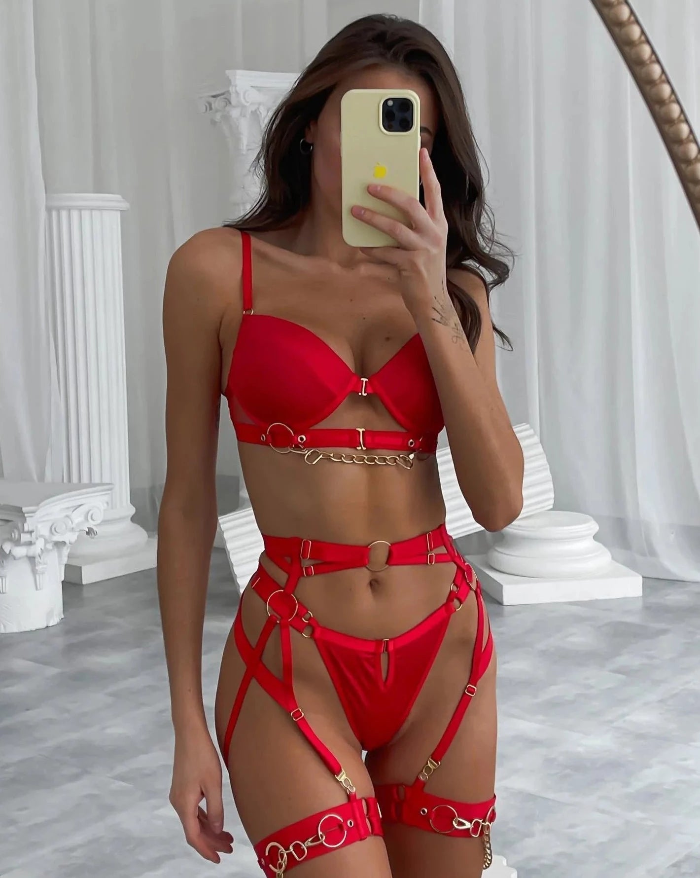 Hazel Luxury 5 Pieces Lingerie Set