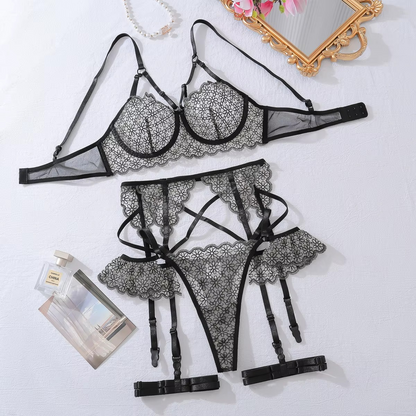 Candy's  4 Pieces Lingerie Set