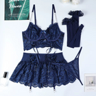 Ava Luxury 4 Pieces Lingerie Set