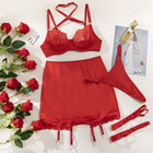 Emily 4 Pieces Luxury Lingerie Set