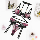 Mirella Fancy Luxury 5 Pieces Lingerie Set