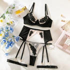 Arissa 4 Pieces Lingerie Set