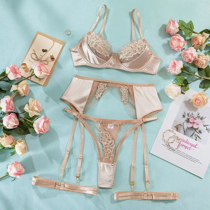 Arissa 4 Pieces Lingerie Set