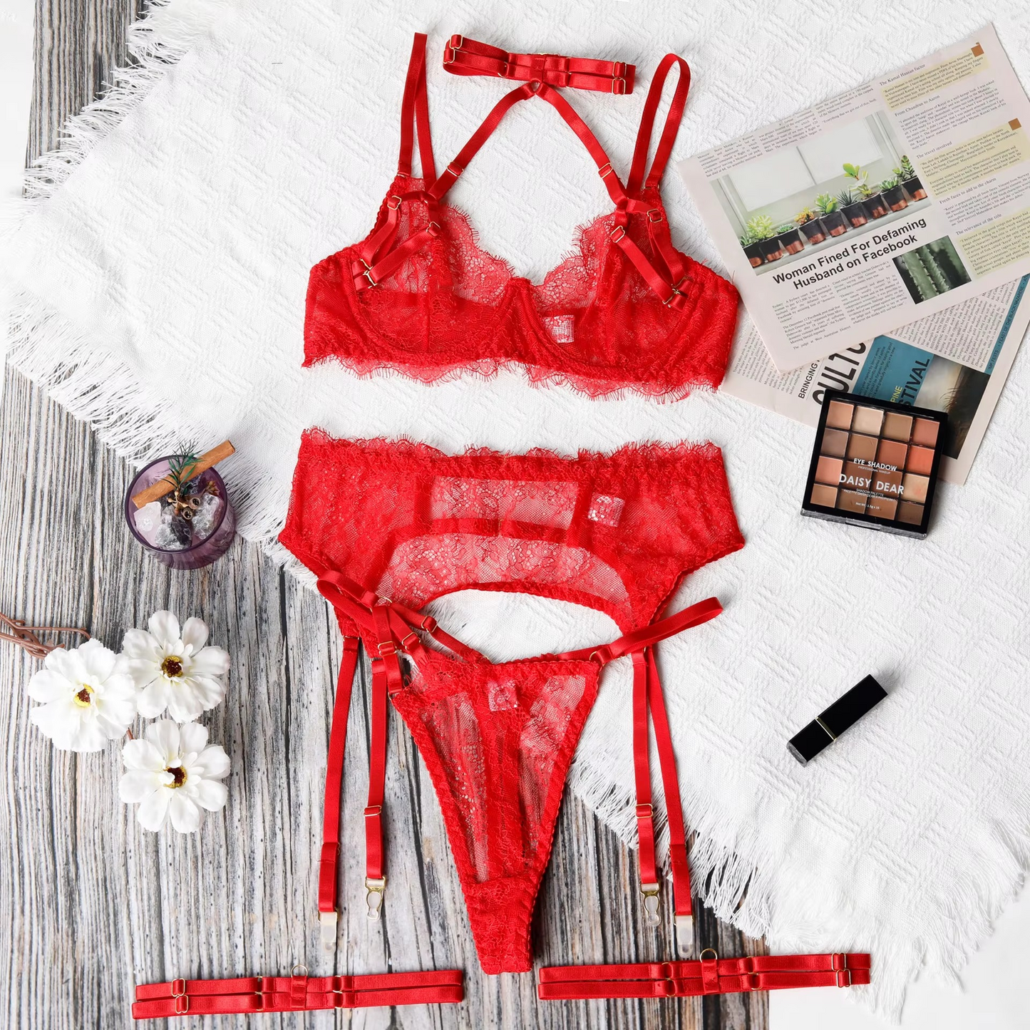 Alora Lingerie 5 Pieces Lingere Set