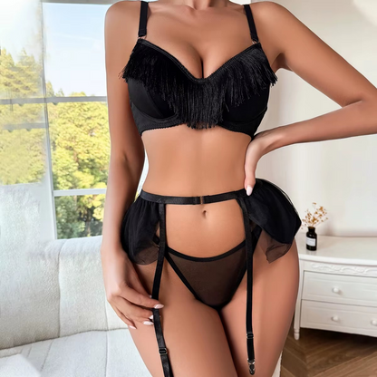 Katie Enchanting Mesh 3 Pieces Set