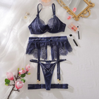 Olivia Luxury 4 Pieces Lingerie Set