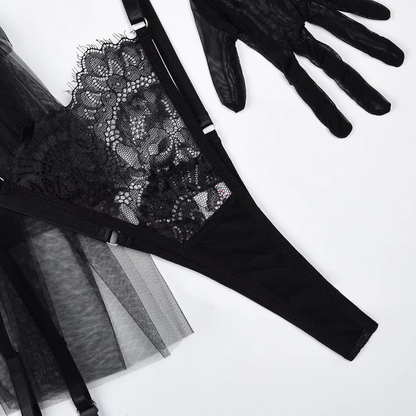 Julian Luxury 6 Pieces Lingerie Set