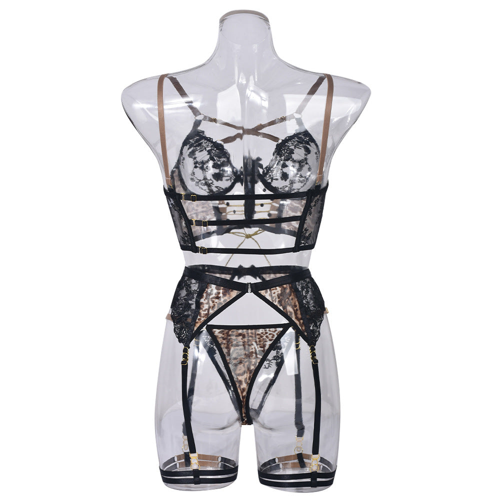 Karla Sexy Lace 4 Pieces Lingerie Set