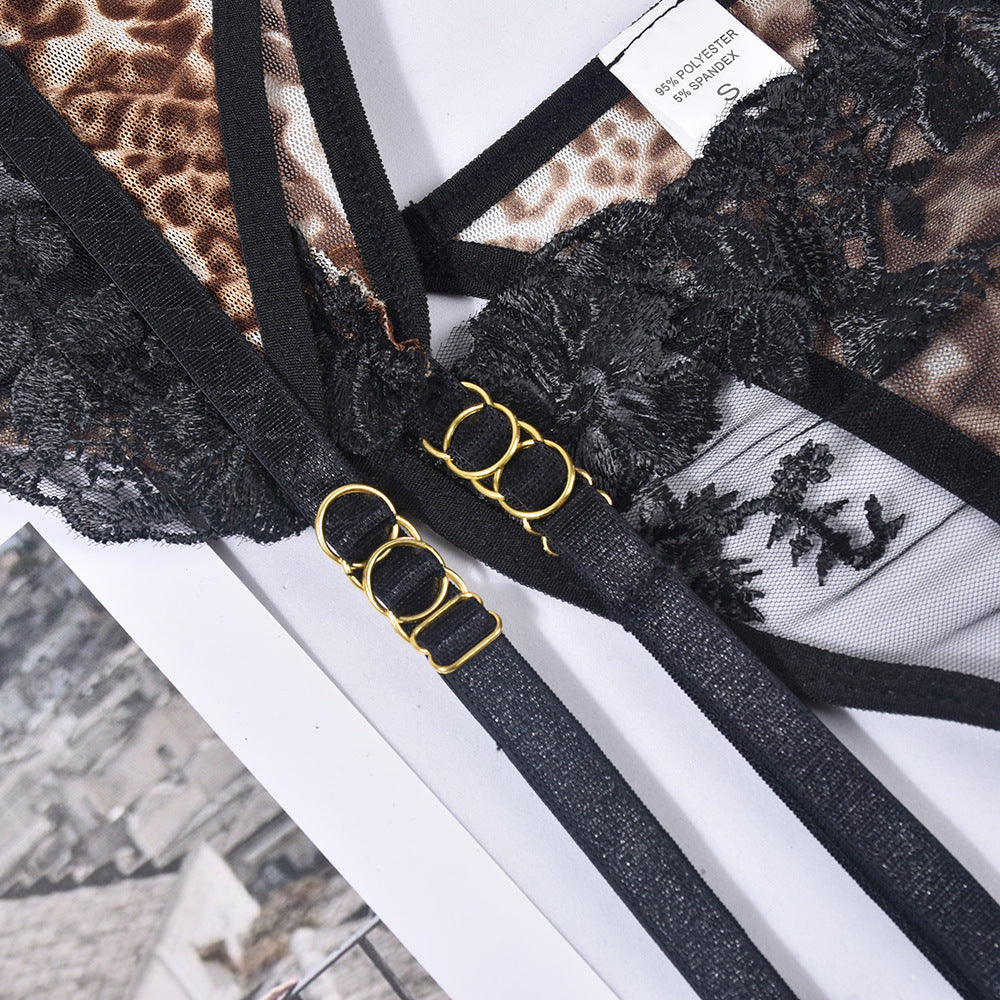 Karla Sexy Lace 4 Pieces Lingerie Set