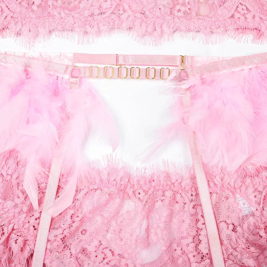 Juliana Sexy 5 Pieces Lingerie Set