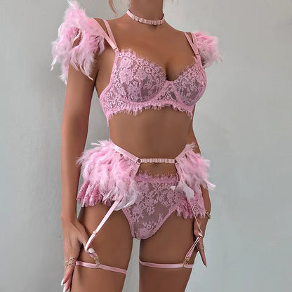 Juliana Sexy 5 Pieces Lingerie Set