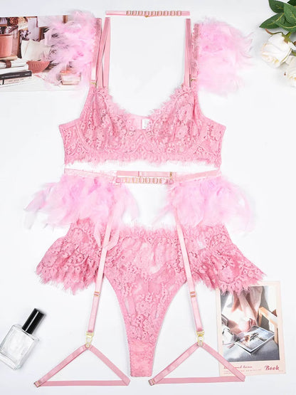 Juliana Sexy 5 Pieces Lingerie Set