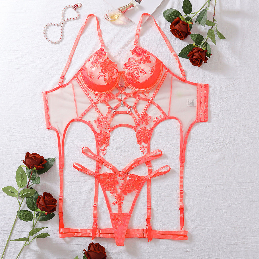 Valentina Neon Ensemble Sexy 2 Pieces Lingеrie Set