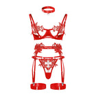 Lena's Luxury 4 Pieces Lingerie Set