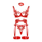 Lena's Luxury 4 Pieces Lingerie Set