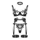 Lena's Luxury 4 Pieces Lingerie Set