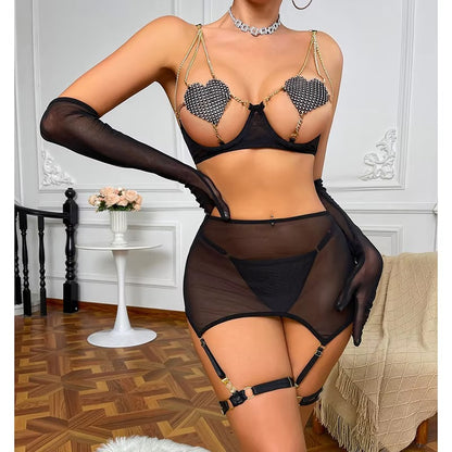 Lara's Love Luxury Lingerie Set
