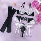 Midnight Lace 5 Pieces Maid Outfit